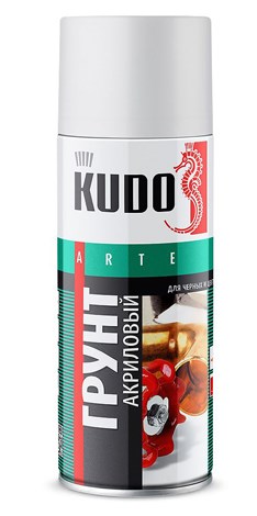 Грунтовка в аэрозоли Kudo 2101 серая Акриловая 520мл