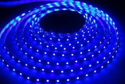 Лента светодиодная 5 метров 12В Синий свет, водостойкие, новые яркие диоды 2835