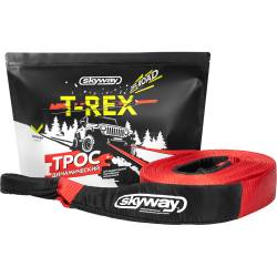 Трос буксировочный динамический (рывковый) 10 тонн 5 метров 70мм SW T-Rex