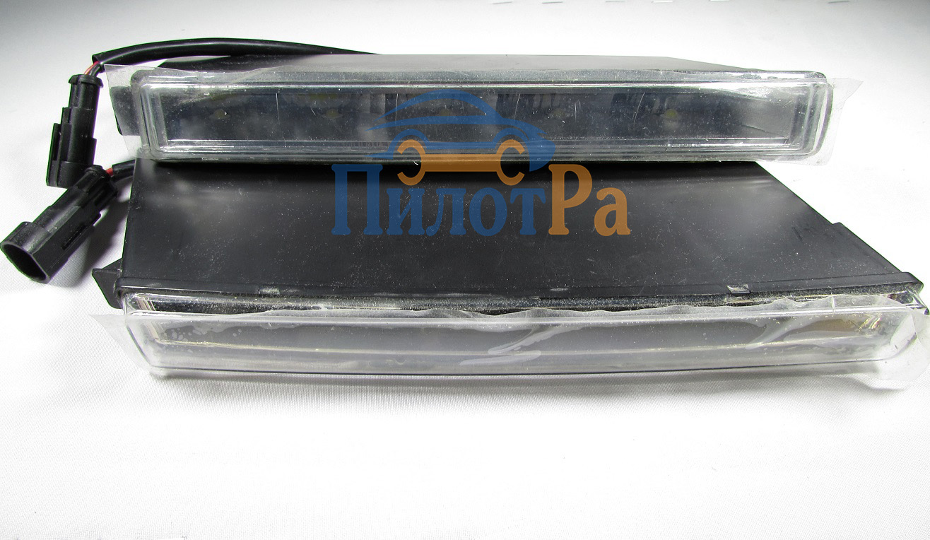 Дневные ходовые огни DRL-6001 линзы + яркие диоды + стабилизатор 2шт