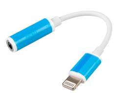 Кабель OTG переходник iP на гнездо Jack AUX 3,5мм YD44