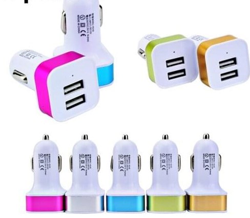 Зарядное устройство для сотового 2USB 12-24В Быстрый заряд 2,1А