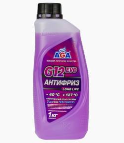 Антифриз AGA фиолетовый G12evo -40C Long Life 1кг