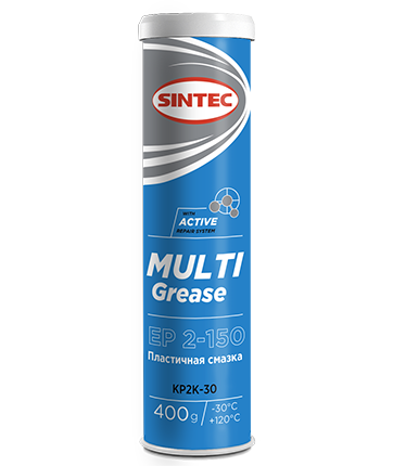 Смазка Sintec Multi Grease EP 2-150 400 грамм картридж синяя