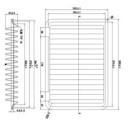 Фильтр воздушный A-1019 Double Force DFA30009