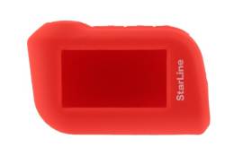Чехол силиконовый для брелка сигнализации StarLine A93/A63 Красный