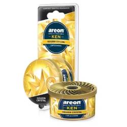 Ароматизатор Areon Баночка KEN на панель Golden Crystal