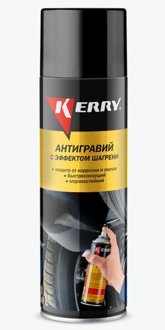 Антигравий шагрень черный Kerry KR-971.2 аэрозоль 650мл