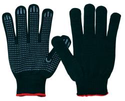 Перчатки х/б ПВХ с точкой Стандарт черные