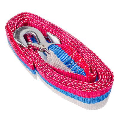 Трос буксировочный стропа 5 тонн 5 метров с крюками 773-007