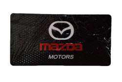 Коврик панели Премиум с логотипом Mazda черный 255*135мм