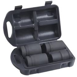 Набор головок AVS для гайковерта 1" размеры 27/30/36/38мм в кейсе 4l