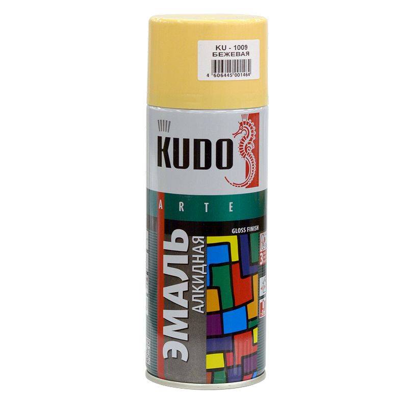 Краска Kudo 1009 бежевая 520мл