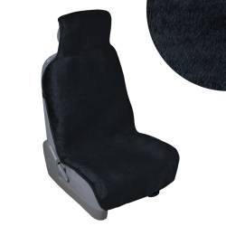 Накидка на сиденье универсальная экомех овчина Черная 140*55см