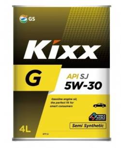 Масло моторное KIXX G 5w30 SJ полусинтетика 4 литра