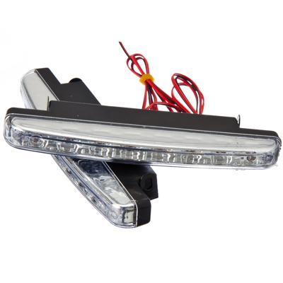 Дневные ходовые огни 8 LED длина 158мм 2шт 12В 702-105