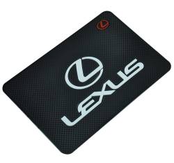 Коврик панели черный с логотипом Lexus 200*135мм Лексус
