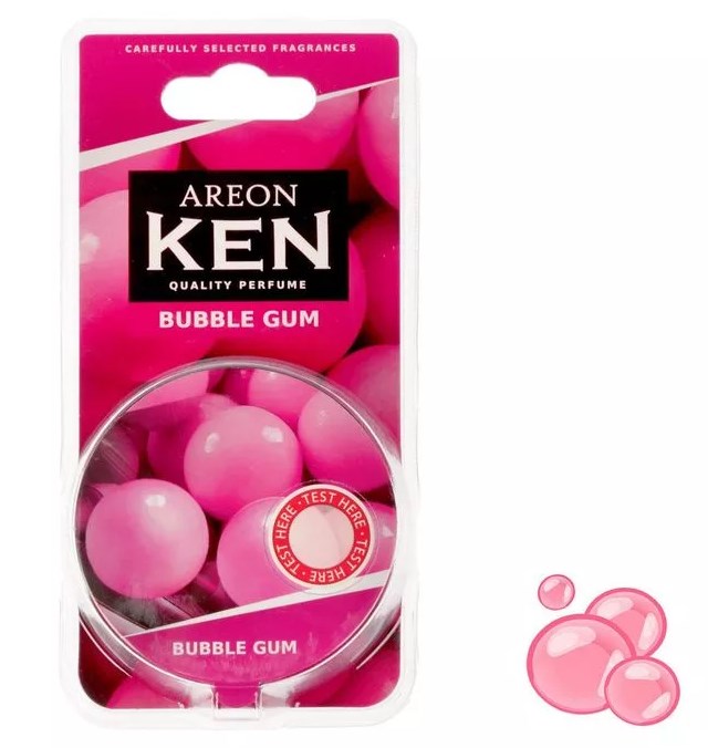 Ароматизатор Areon Баночка KEN на панель Бабл Гам