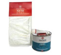 Шпатлевка ремкомплект Hafman 400г Смола + Отвердитель + Стеклоткань