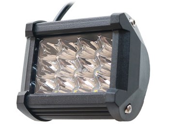 Фара противотуманная светодиодная 12SMD 12/24В Белый+Желтый 90*70*60мм 3 ряда 36W