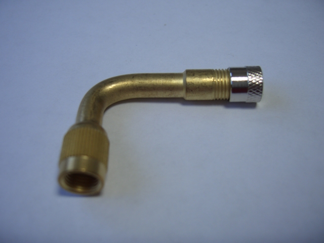 Золотник удлинитель (латунь) угол 90 градусов