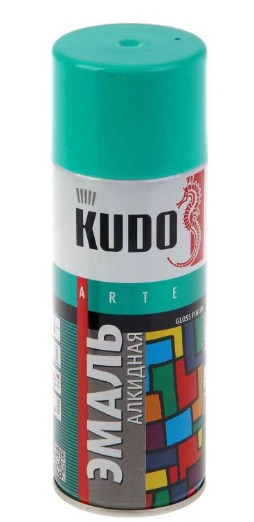 Краска Kudo 1006 зеленая светлая RAL 6024 520мл