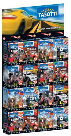Ароматизатор Tasotti Street - различные ароматы