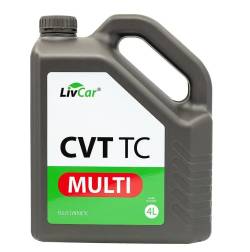 Масло трансмиссионное для Вариатора LivCar Multi CVT TC синтетика 4 литра