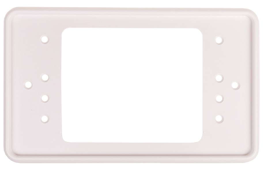 Рамка под номер белая короткая Японские номера 290*170 + защелка