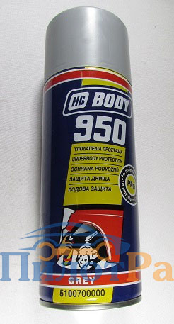 Антигравий серый Body 950 антикор аэрозоль 400 мл