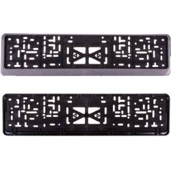 Рамка под номер Серая с защелкой