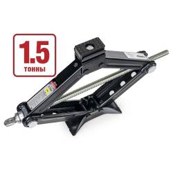 Домкрат ромбический 1,5т AVS с резиновой опорой + сумка для хранения