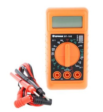 Мультиметр цифровой DT-182 Ермак 660-001