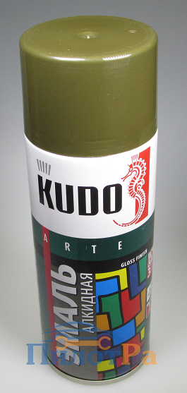 Краска Kudo 1005 хаки RAL 7012 520 мл