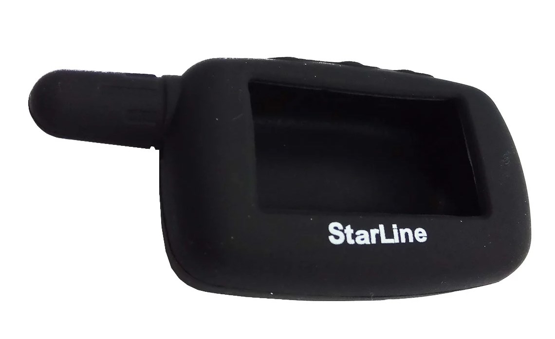 Чехол брелка сигнализации силикон StarLine A9/A4/A6/A8/V5/24V Черный