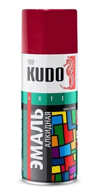 Краска Kudo 1004 вишневая RAL 3011 520мл