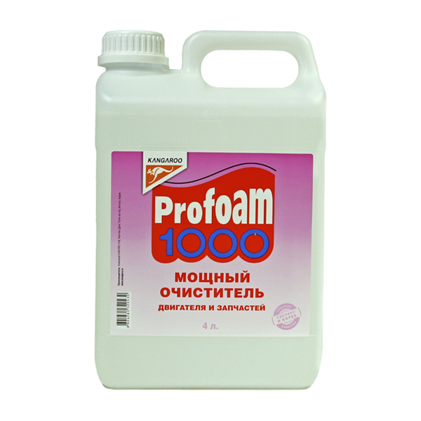 Очиститель 1000 Profoam универсальный для двигателя и запчастей 4,5 литра