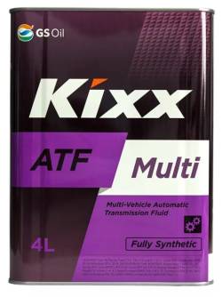 Масло трансмиссионное для АКПП Kixx ATF Multi синтетика 4 литра