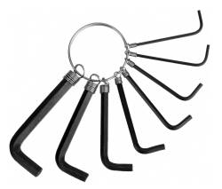 Набор шестигранников Sib Lux 8 предметов на кольце пакет