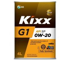 Масло моторное KIXX G1 0w20 SP синтетика 4 литра