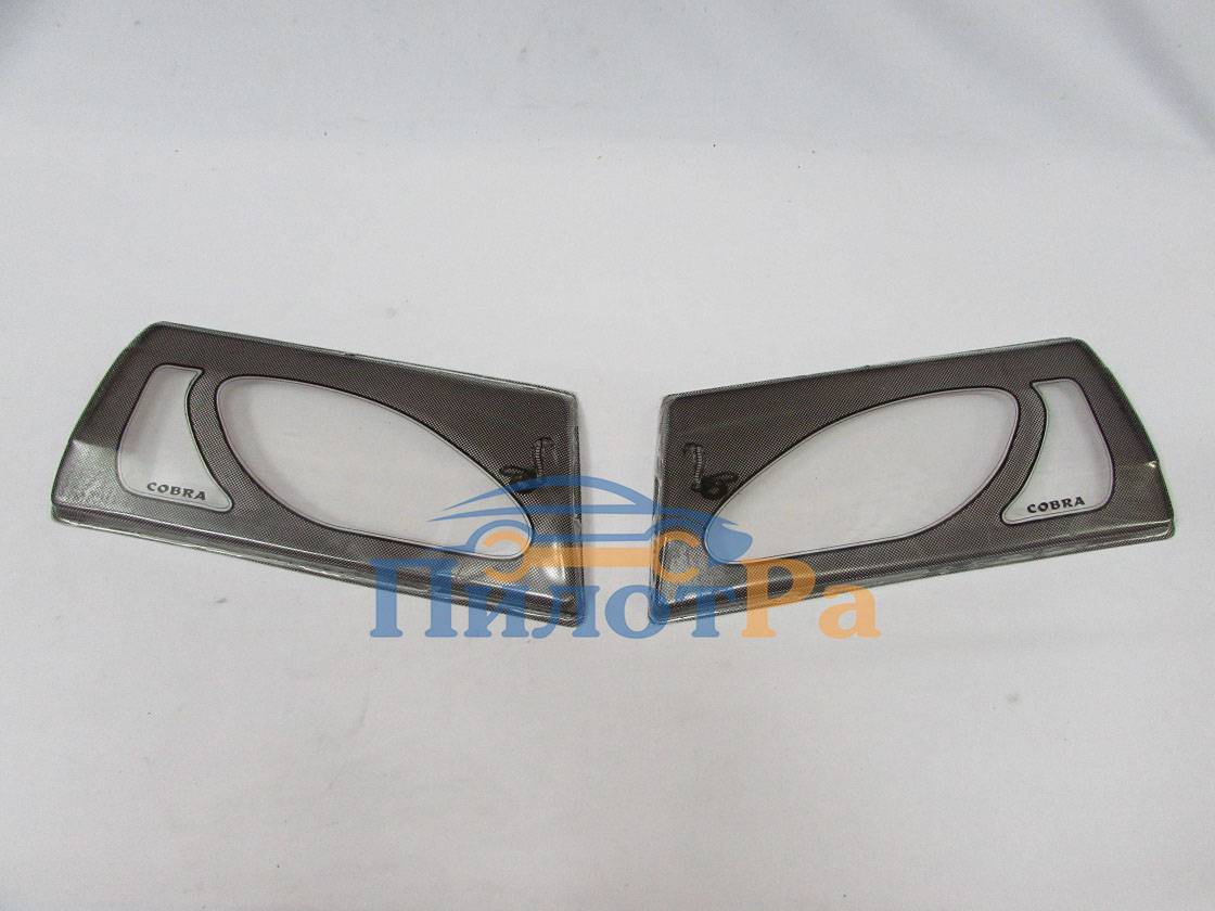 Защита на фары ВАЗ-2109 (шелкография "кобра",паук,) СТРЕЛКА черная/цветная Дзержинск