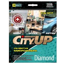 Салфетка микрофибра CA-107 CityUP 40*35см Diamond