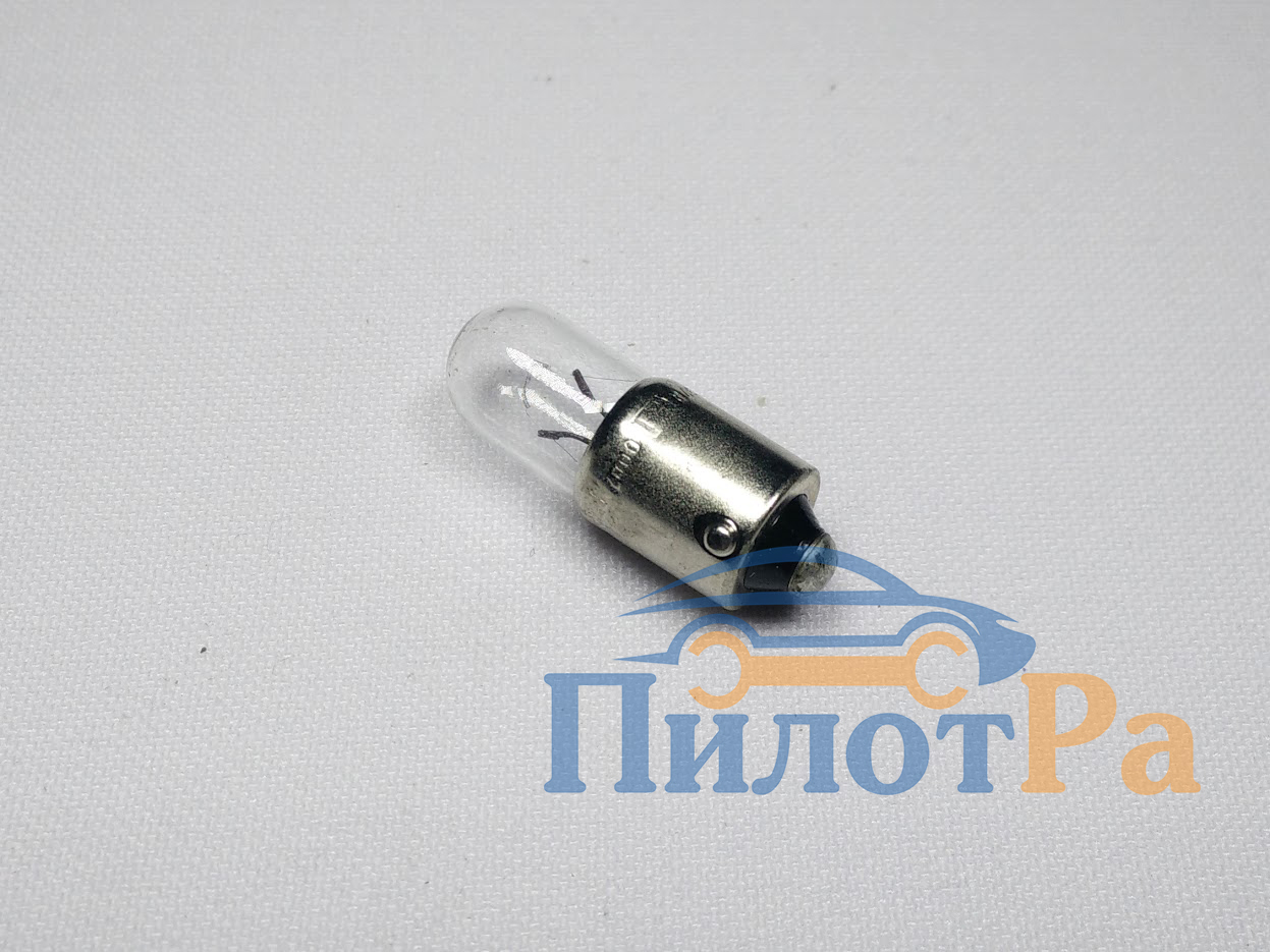 Лампа 12В ВА-9S 4Вт простое стекло с цоколем OSRAM o-3893