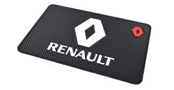 Коврик панели черный с логотипом Renault 200*135мм Рено