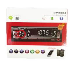 Автомагнитола Bluetooth, usb, micro, aux, пульт, fm + DSP процессорная 3304