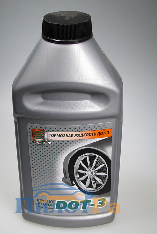 Тормозная жидкость DOT3 455гр Лукойл