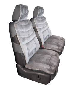 Накидка на сиденье универсальная SW экомех Серая 2шт 1018