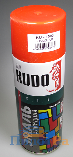 Краска Kudo 1003 красная RAL3020 520мл