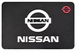 Коврик панели черный с логотипом Nissan 200*135мм Ниссан Нисан