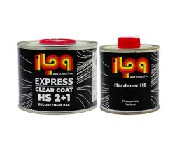 Лак ILPA акриловый HS Express Бесцветный 0,4л + отвердитель 200мл